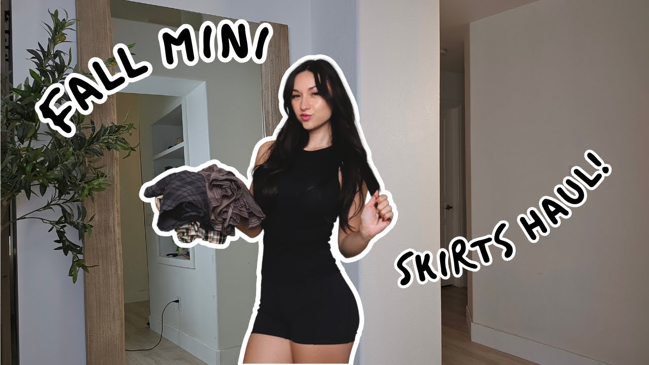 HAUL VIDEO:||  FALL MINI SKIRTS HAUL!