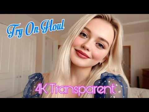 4K Micro Bikini Try-On Haul Transparent| Transparent Lingerie & See-Throughstyles