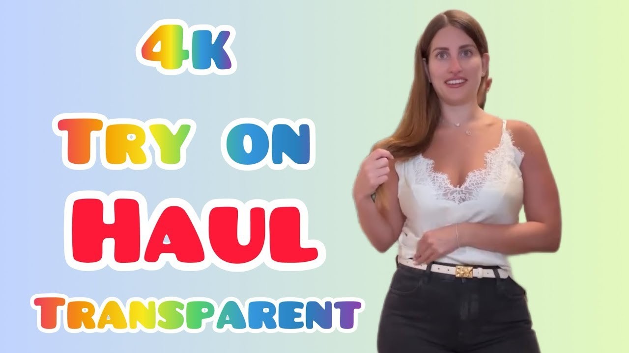 Micro Bikini Try -On Haul Transparent |Transparent Lingerie & See-through style #24