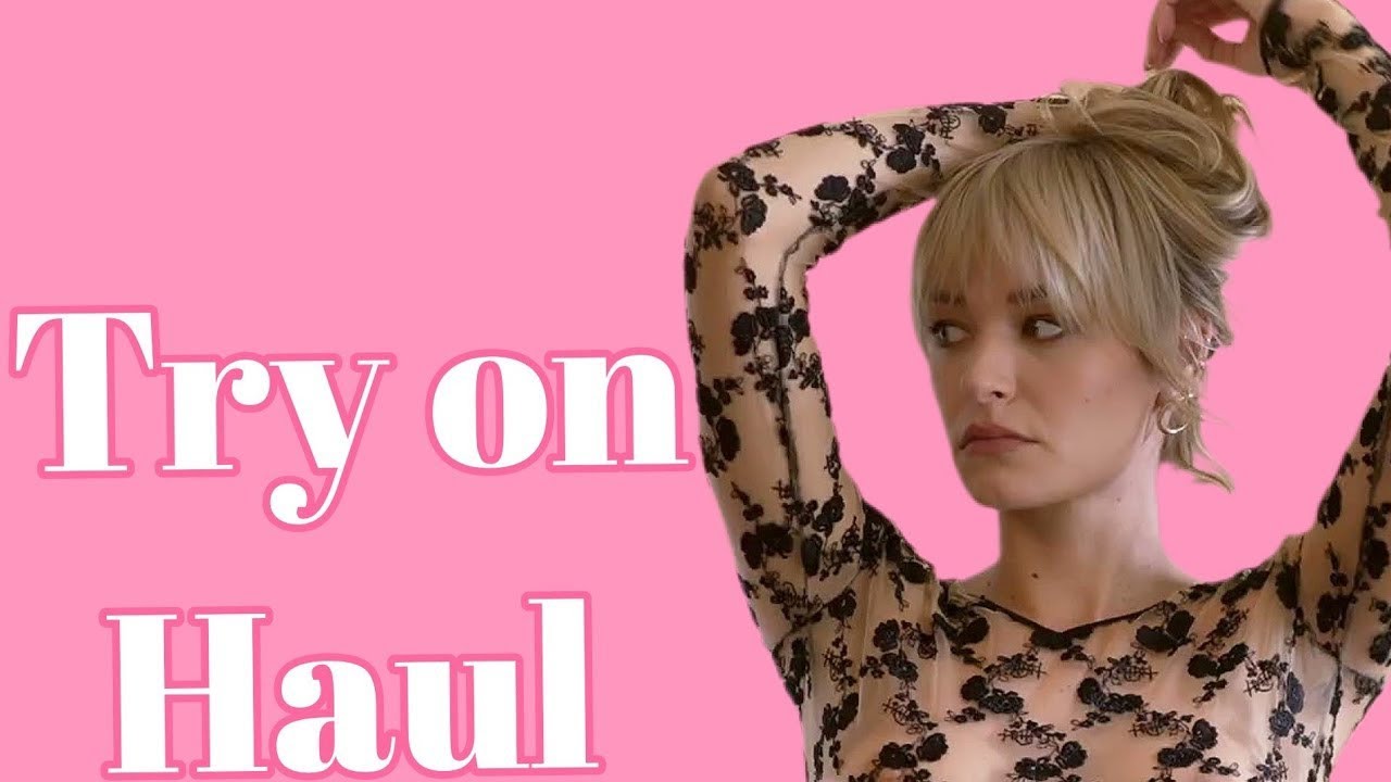 K Micro Bikini Try -On Haul Transparent |Transparent Lingerie & See-through style #21