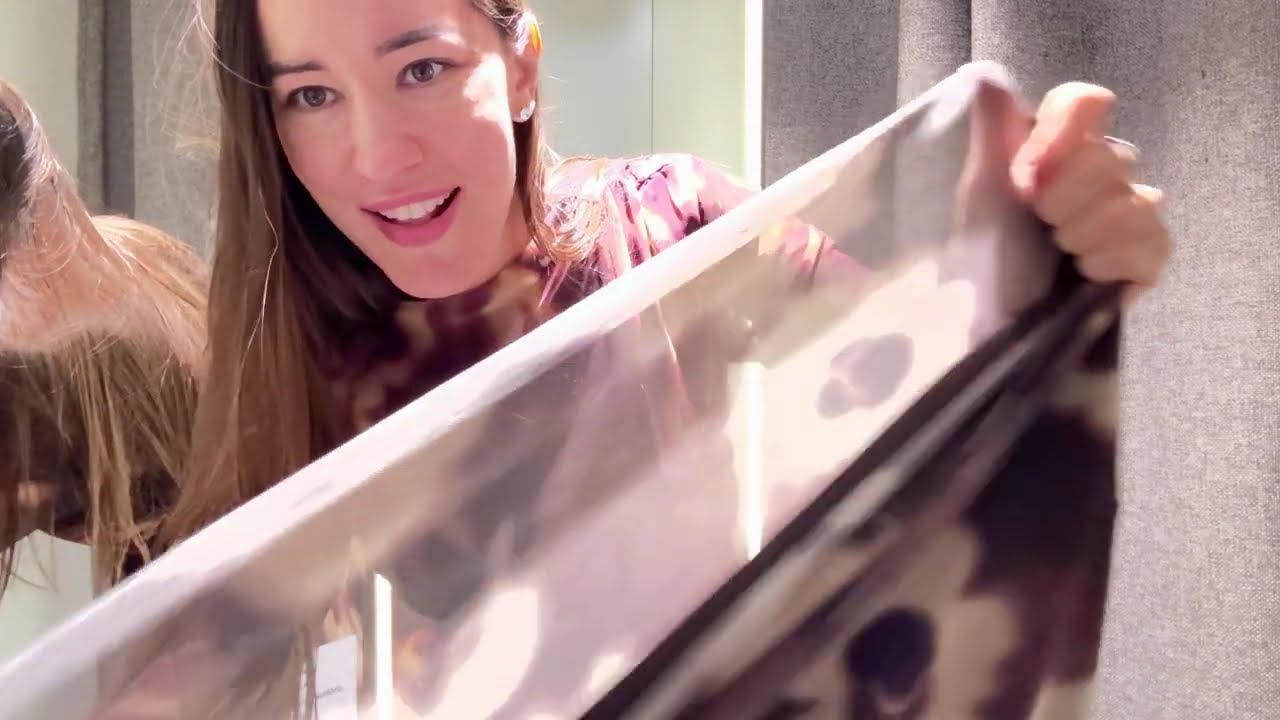 Transparent Dress Try-On Haul in a fitting Room without underwear