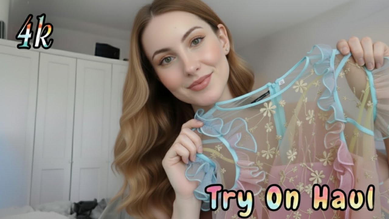 Shein See-Through Clothes Try-On Haul | Bikini & Transparent Lingerie Fashion Trend 2025 (4K)