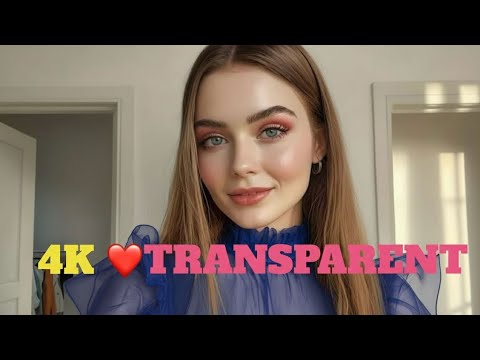 4K Micro Bikini Try -On Haul Transparent |Transparent Lingerie & See-through style