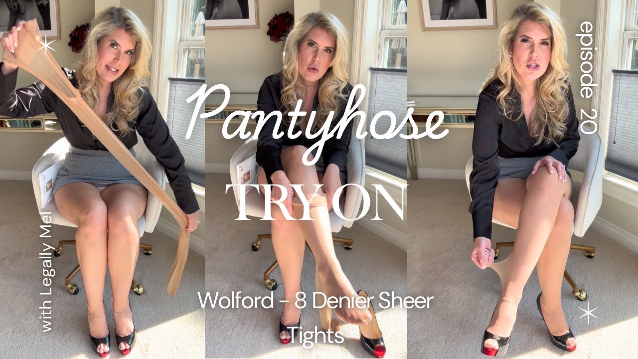 Pantyhose Try On | Wolford 8 Denier Sheer Tights