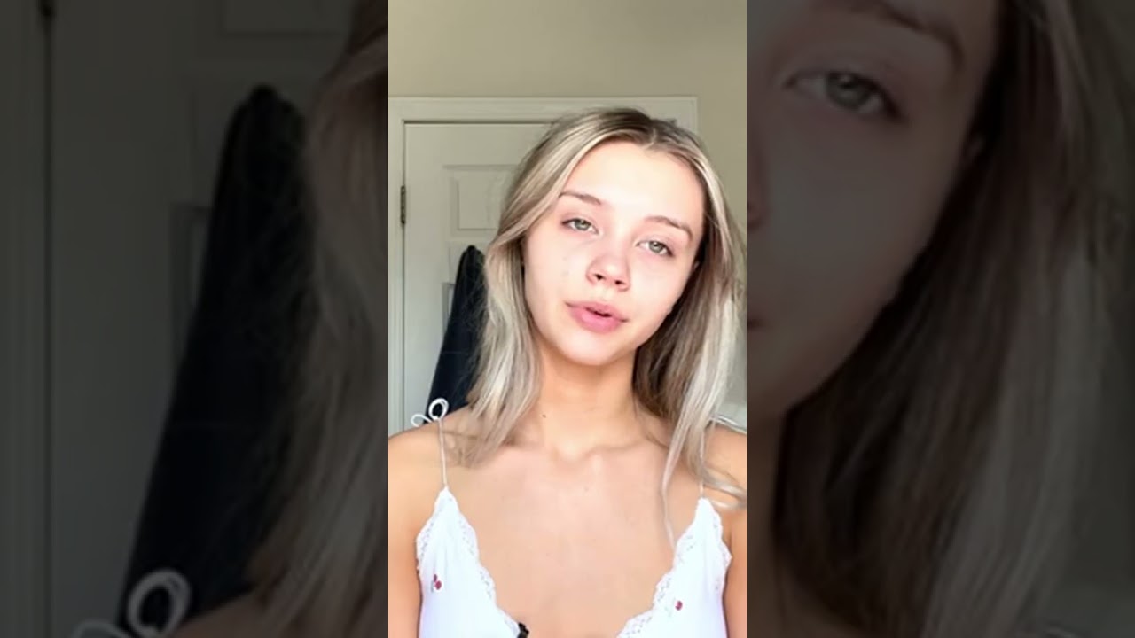 Bikini micro try on haul transparent |New Skincare (Birthday Presents) //TheAngelPoli #Shorts