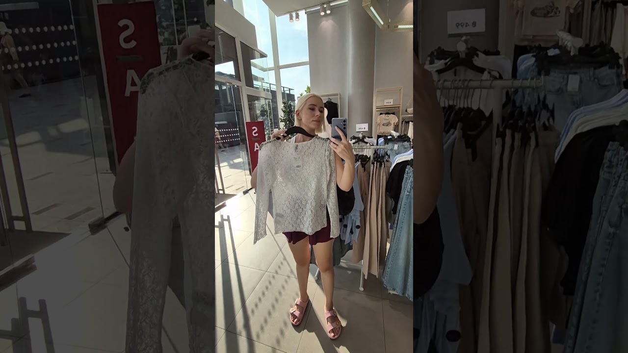 Try on haul Transparent blouse #trying #tryon #tryonhaul #Transparent #seethrough Twitch: alicedali