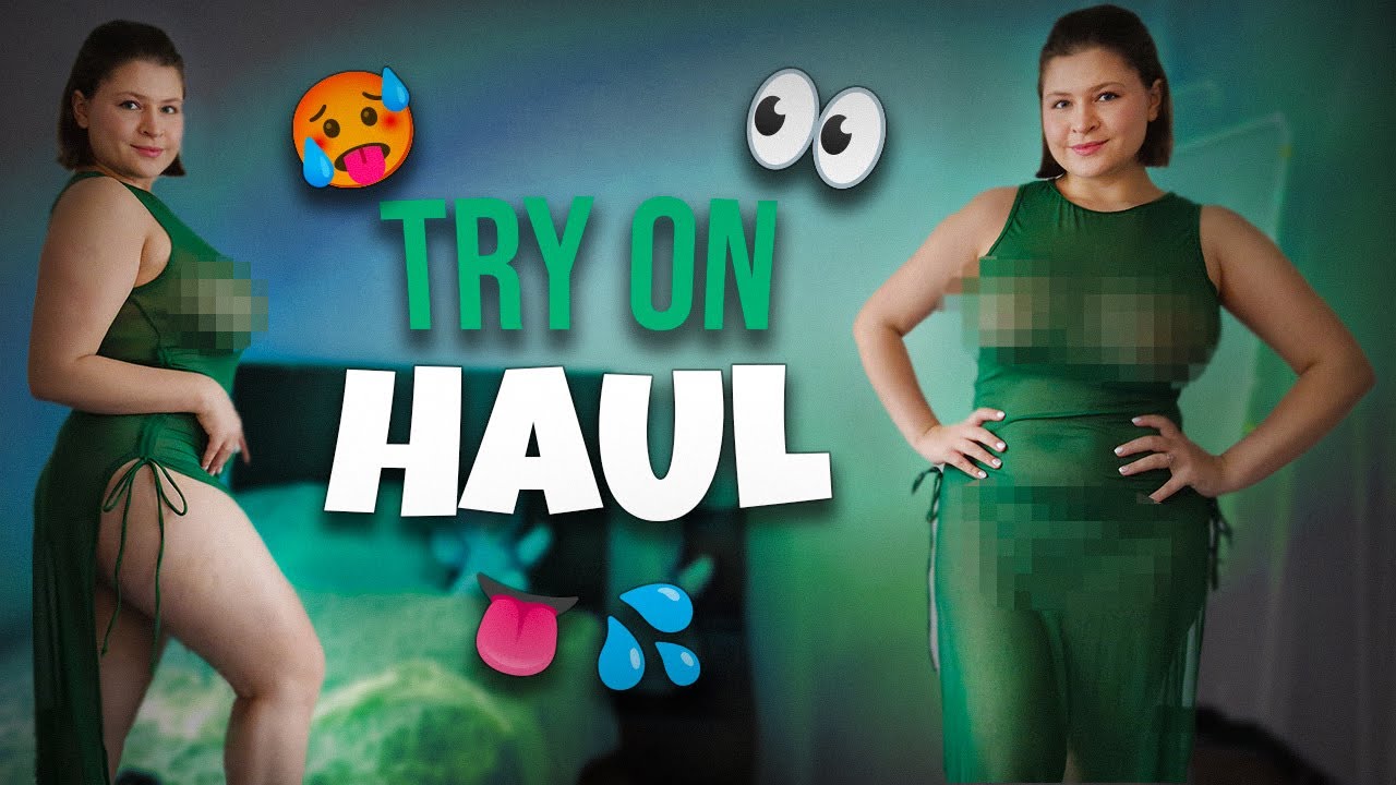 Transparent Dresses Try On Haul | 4 Sheer Bodycon Looks 👗✨