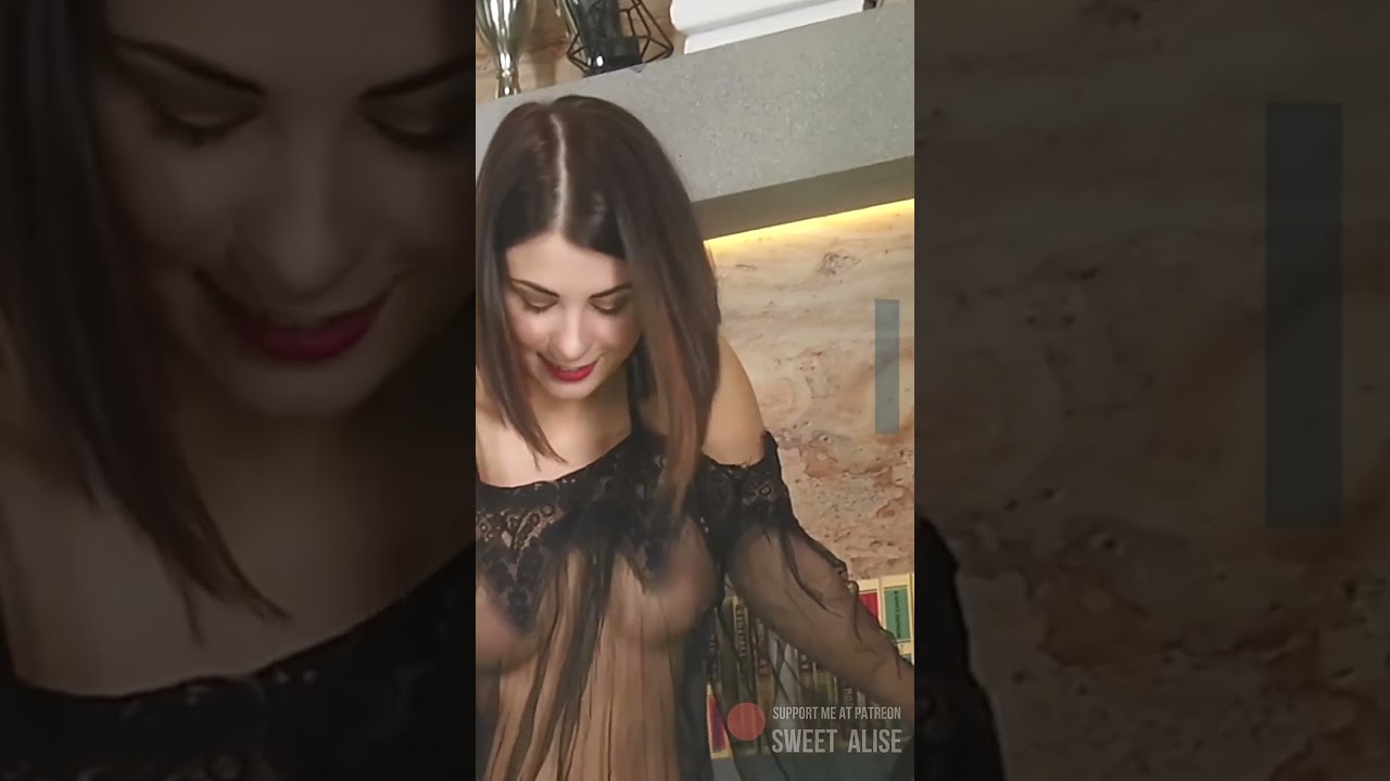 Sweet Alise lingerie try on haul review! See new transparent fashion lingerie