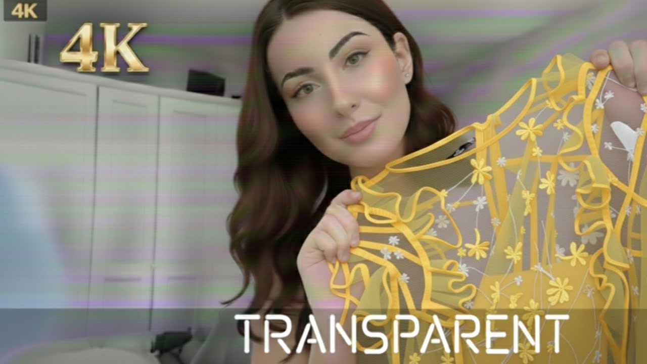 See- Through Shein Lingerie 2025 Try-On Haul | Micro Bikini Fashion Try-On (4K)