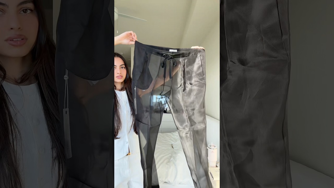 see through pants