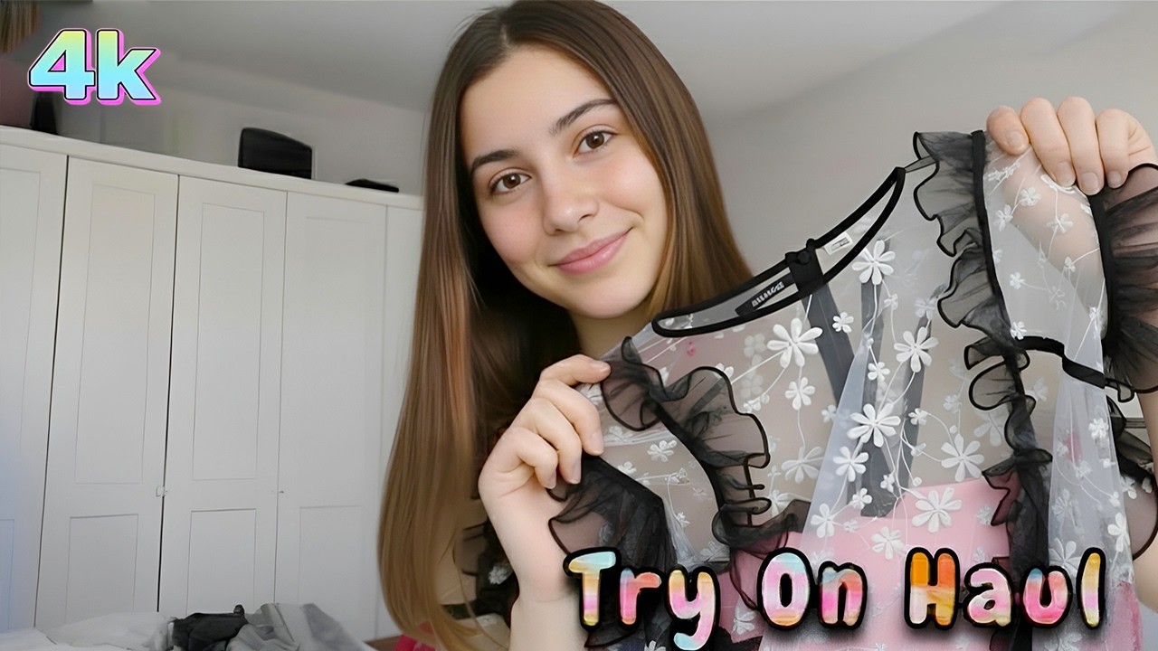 Micro Bikini Try -On Haul Transparent |Transparent Lingerie & See-through style #bikini #try