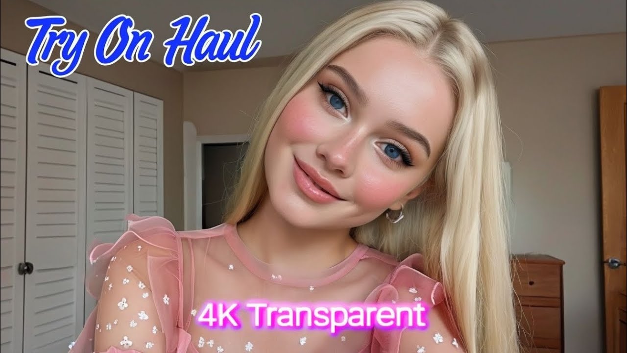 4K Micro Bikini Try-On Haul Transparent Transparent Lingerie & See-Through styles #shein haul #111