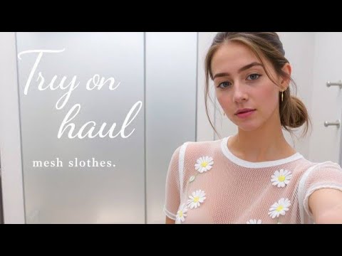 4K Transparent Try On Haul | Fashion & Beauty Must Have