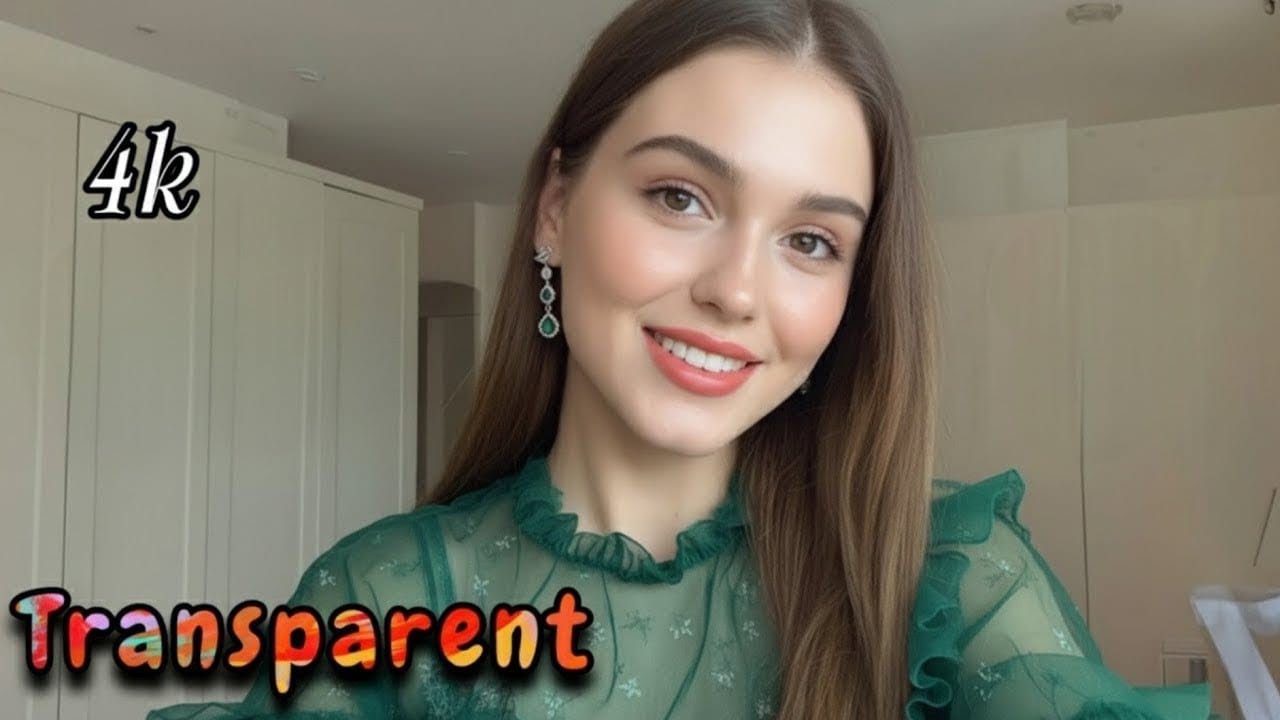 4K Micro Bikini Try-On Haul Transparent | Transparent Lingerie & See-everything you want