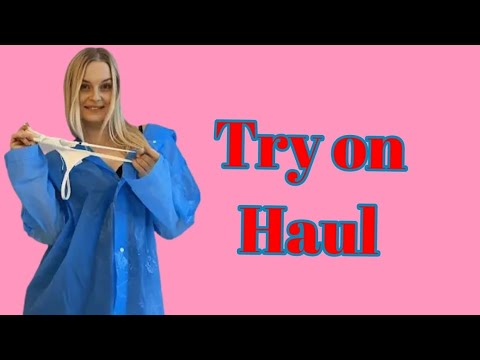 4k Try-On Haul See Everything | Transparent Dress, Lingerie & Bikini Try-On Haul With Me(2025)#ootd