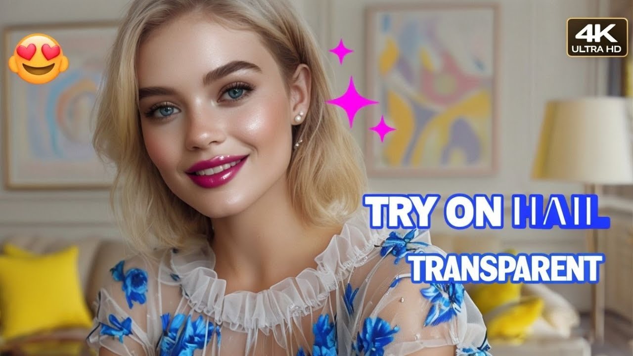 (4K) Try-On Haul | Transparent Clothes,Bikinis & Lingerie | See Everything! # 3