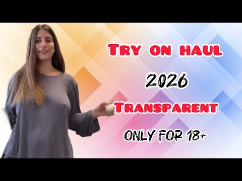 Micro Bikini Try -On Haul Transparent |Transparent Lingerie & See-through style #16