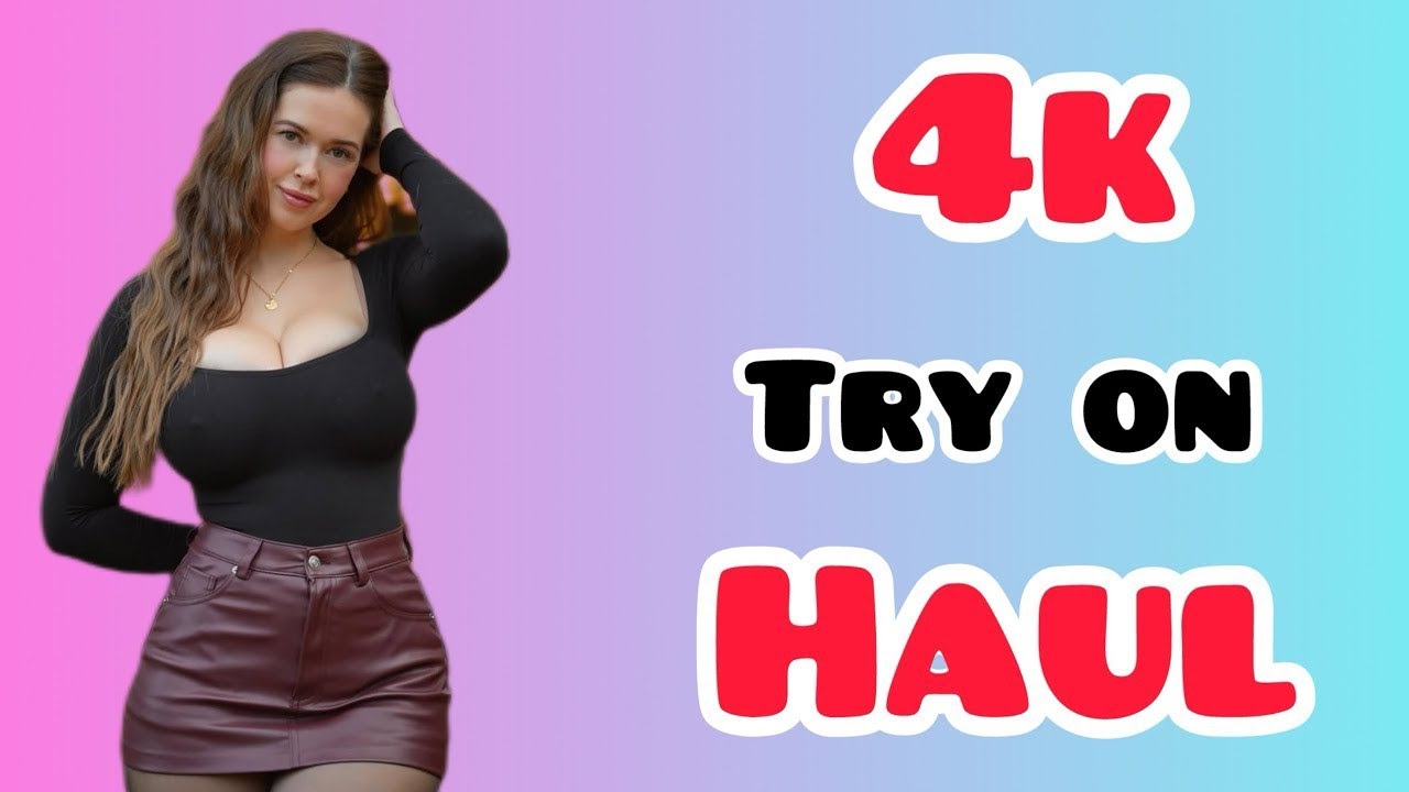 4K Micro Bikini Try -On Haul Transparent |Transparent Lingerie & See-through style #4k