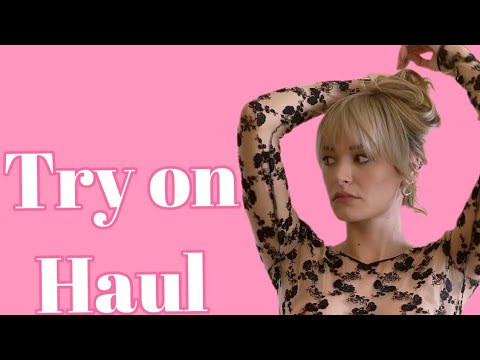 Transparent Lingerie & See-Through Dresses | Micro Bikini Try-On Haul (4K)✨✨ #005