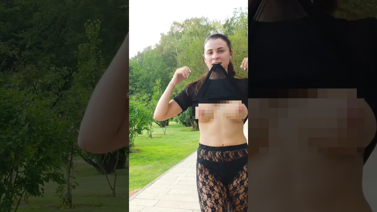 Public flashing 4K Try On Haul Transparent Lingerie, Sweet Alise try on haul flashing at public