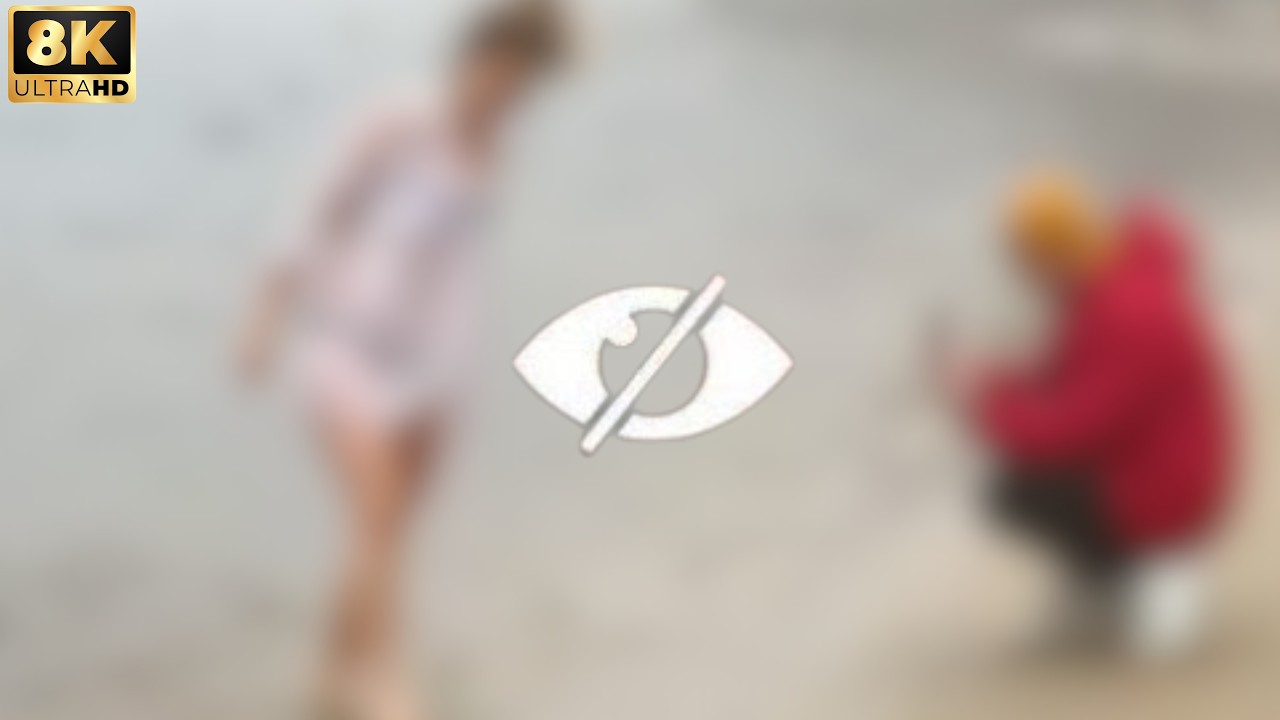 Blue Transparent Dress & Micro Bikini Try-On Haul 4k