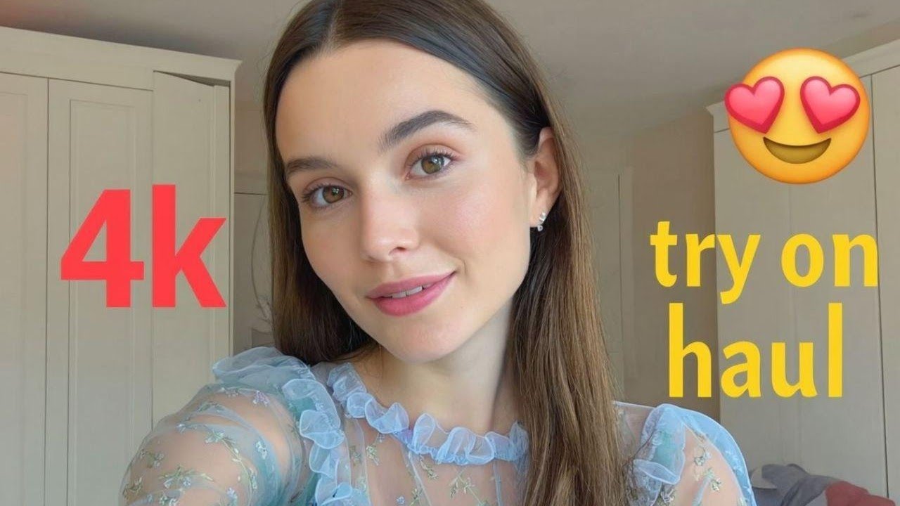 4K Transparent Lingerie & See-Through Dresses | Natural Micro Bikini Try-On Haul