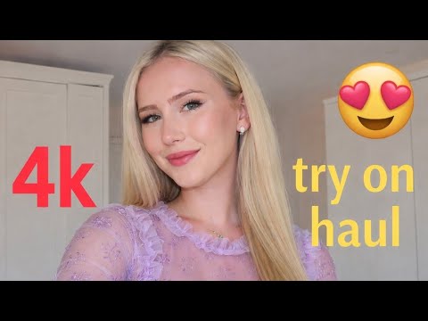 4K Lingerie & Bikini Try-On Haul | Shein Transparent Outfit See-Through Dress #03