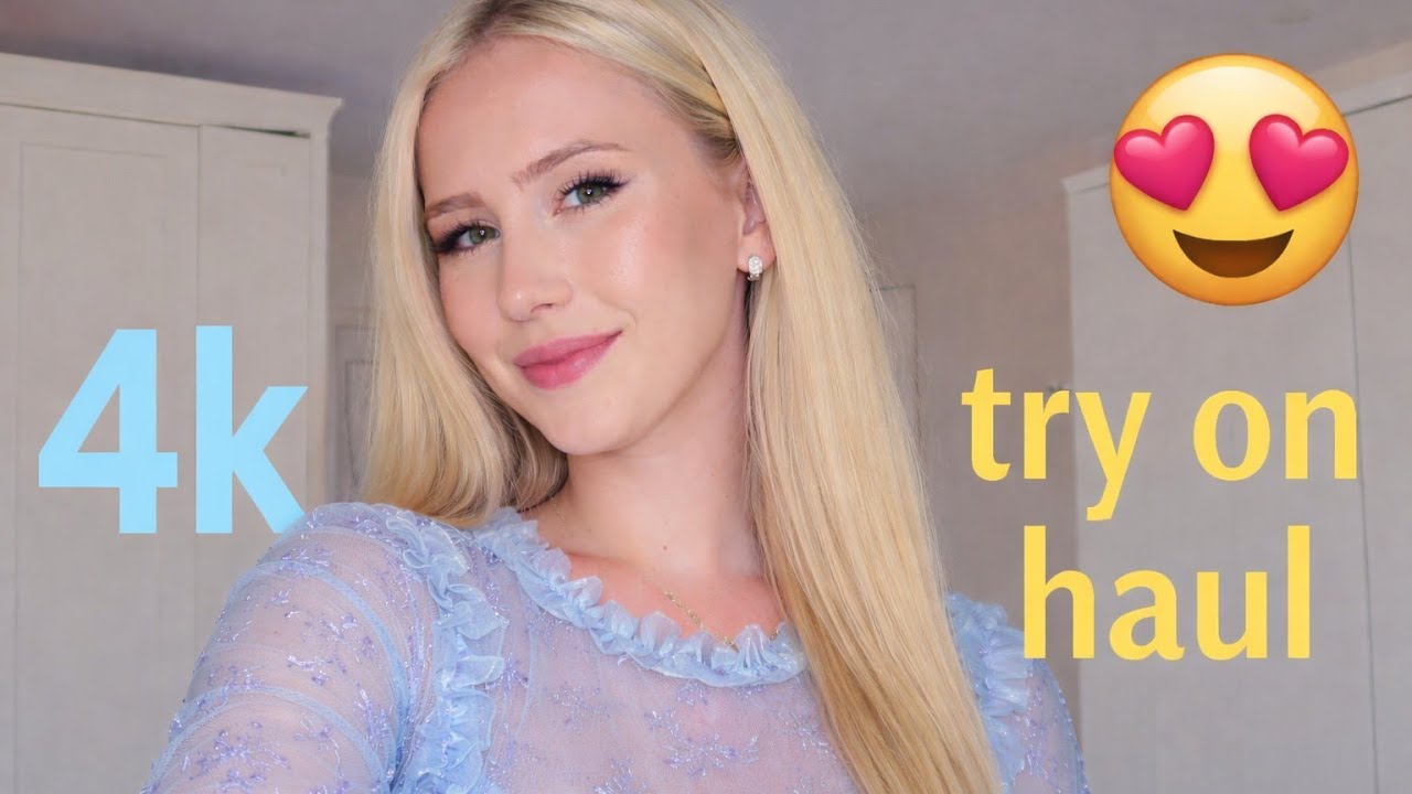 4K Micro Fashion Bikini Try-On Haul | Transparent Lingerie & See-Through Styles