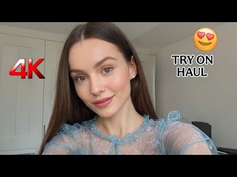 4K Try-On Haul See Everything | Transparent Dress, Lingerie & Bikini Try-On Haul With Me (2026)