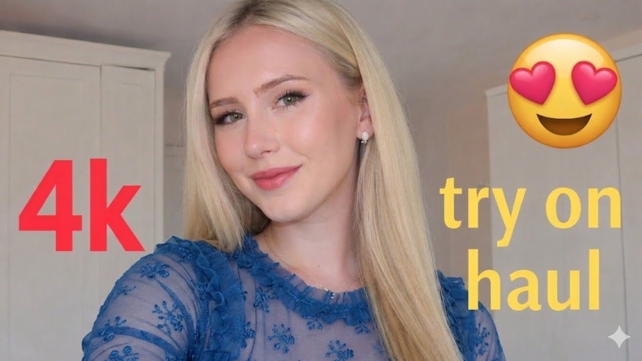 Transparent Lingerie & See-Through Dresses | Micro Bikini Try-On Haul (4K) 👙#13