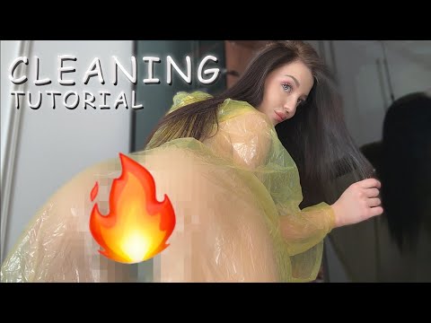 4K Transparent Try On Haul See Everything Cleaning 🧼 Live 2