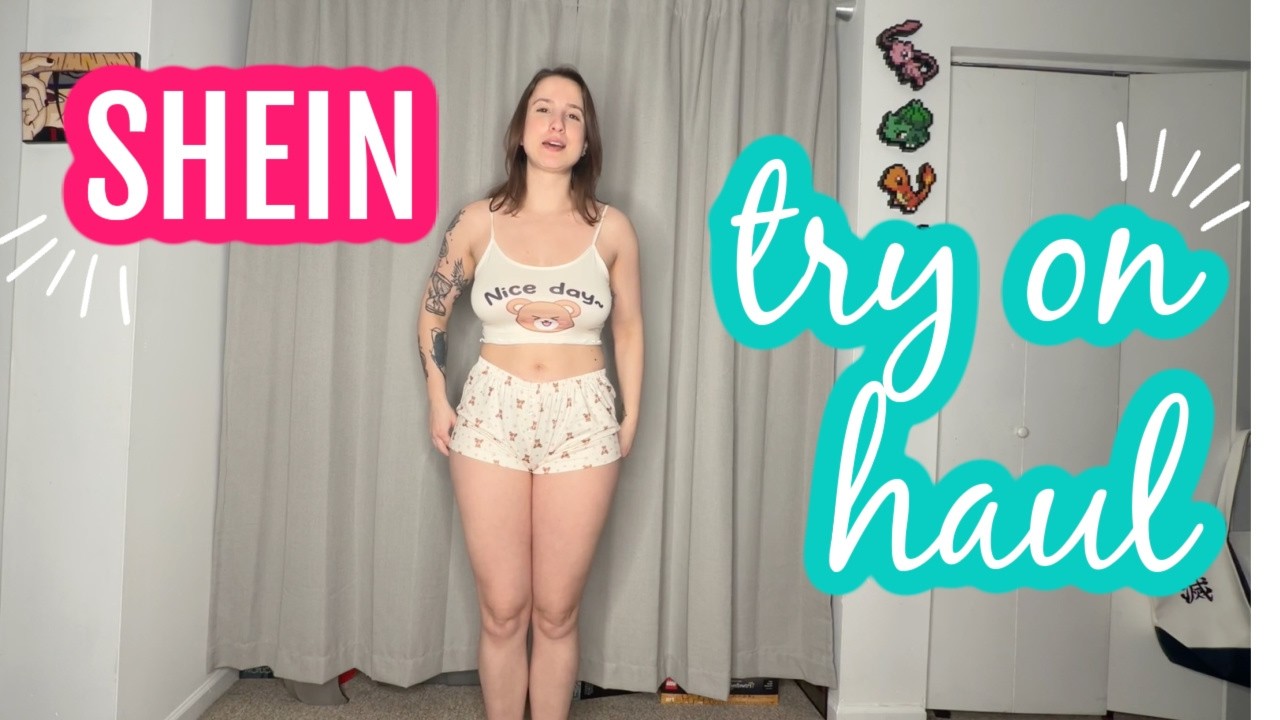 [4K] Transparent Shein Haul Try-On | Dresses, PJ Sets, Mini-skirts, etc!