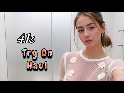 4K Transparent Try On Haul 🌺 Women’s Casual Jumpsuit