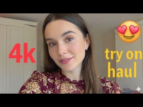 4K ultimate Micro Bikini Try -On Haul Transparent |Transparent Lingerie & See-through style #006