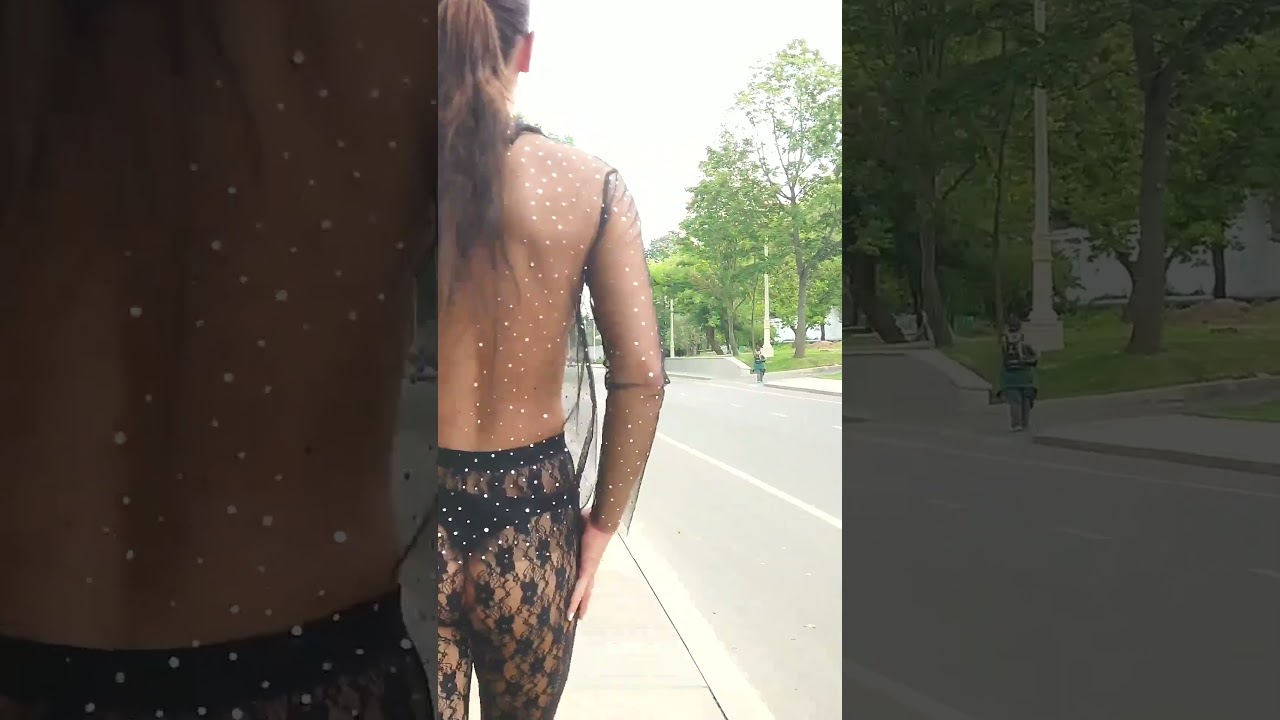 Flashing at public! 4K Micro Bikini Try -On Haul Transparent |Transparent Lingerie & See-through