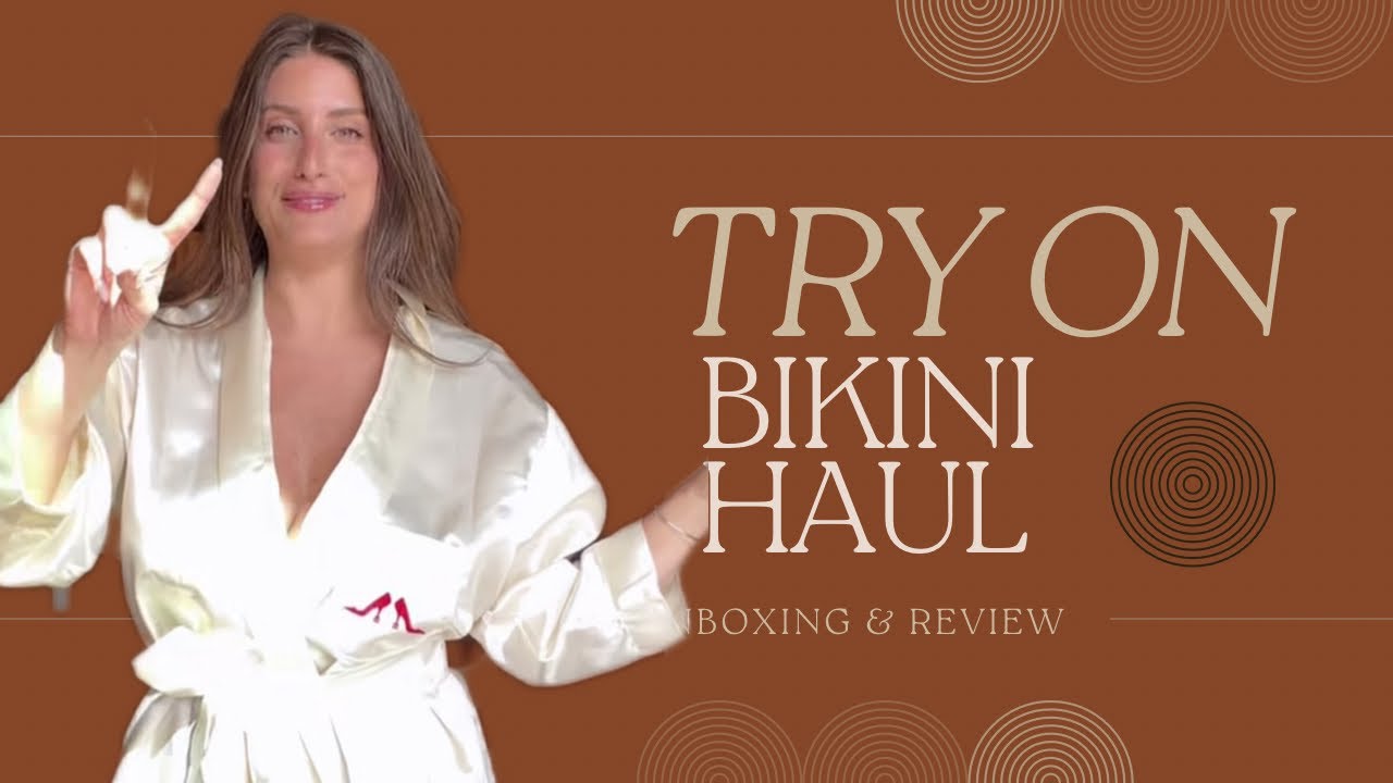 4K Micro Bikini Try -On Haul Transparent |Transparent Lingerie & See-through style