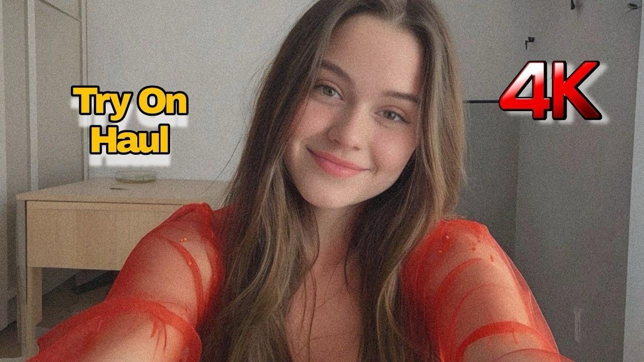 Try-On Haul See Everything | Transparent Dress, Lingerie & Bikini Try-On Haul With Me