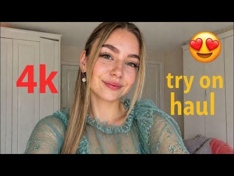 4K Fashion Micro Bikini Try-On Haul | Transparent Lingerie & See-through Dresses Try On With Me