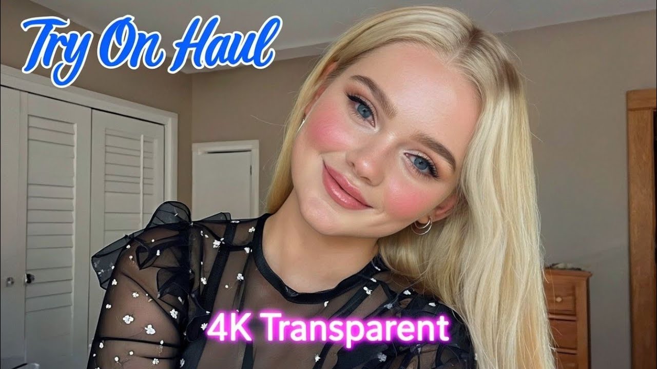 4K ✨ Transparent Lingerie & See-through Styles | Shein 2025 Bikini Try-On Haul 💃
