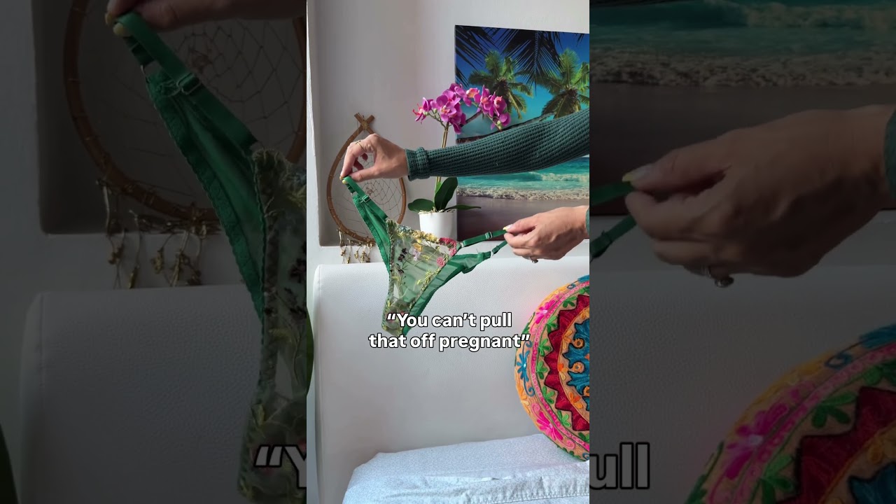 Transparent Lingerie & See-Through Dresses | Micro Bikini Try-On Haul (4K) 👙 Pregnant and confident