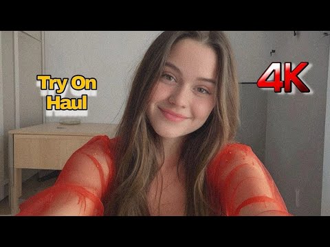 4K Fashion Micro Bikini Try-On Haul | Transparent Lingerie & See-through Styles With Me #012