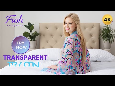 4K Micro Bikini Try-On Haul Transparent | Transparent Lingerie & See-through Styles