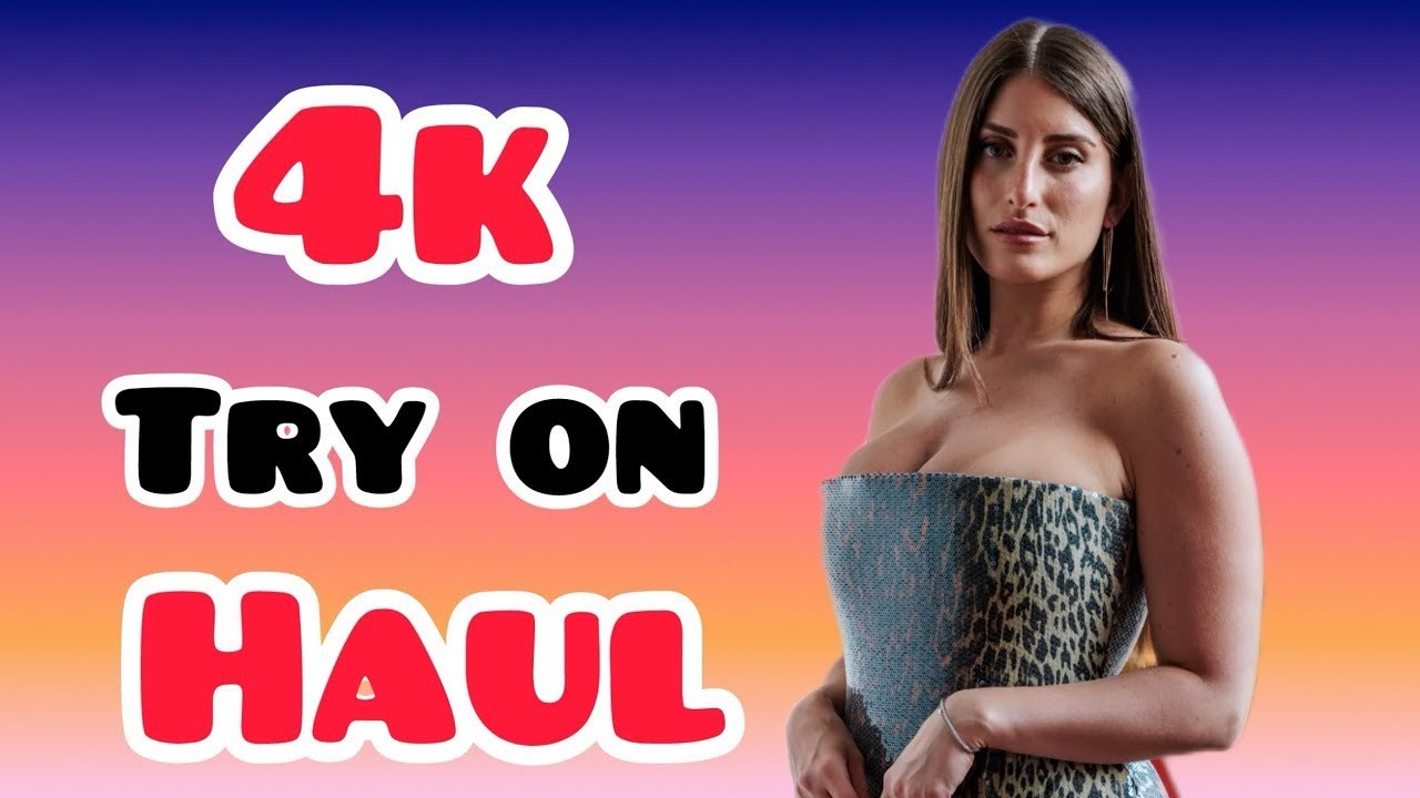 Transparent Lingerie & See-Through Dresses | Micro Bikini Try-On Haul (4K) #01