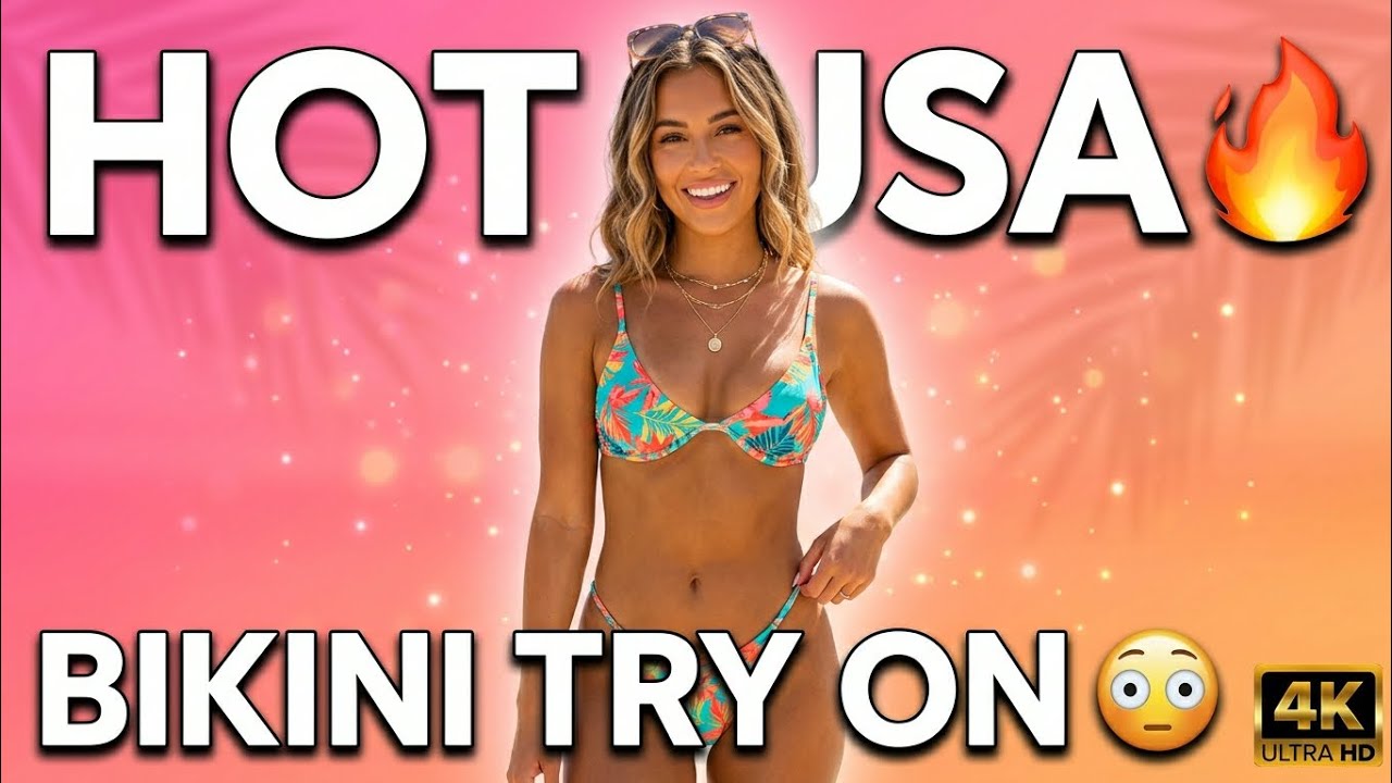 Transparent Lingerie & See-Through Dresses | Micro Bikini Try-On Haul (4K) 👙#3