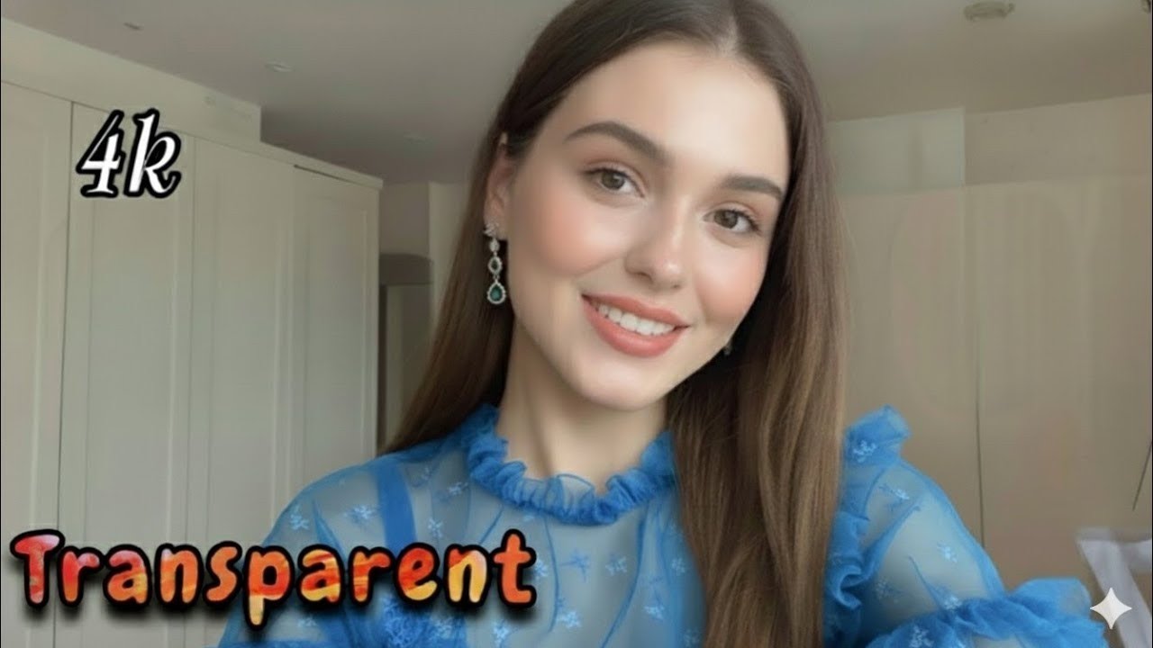 [4K] See-Through Lingerie & Bikini Try-On Haul | Transparent Outfit Trends 2025