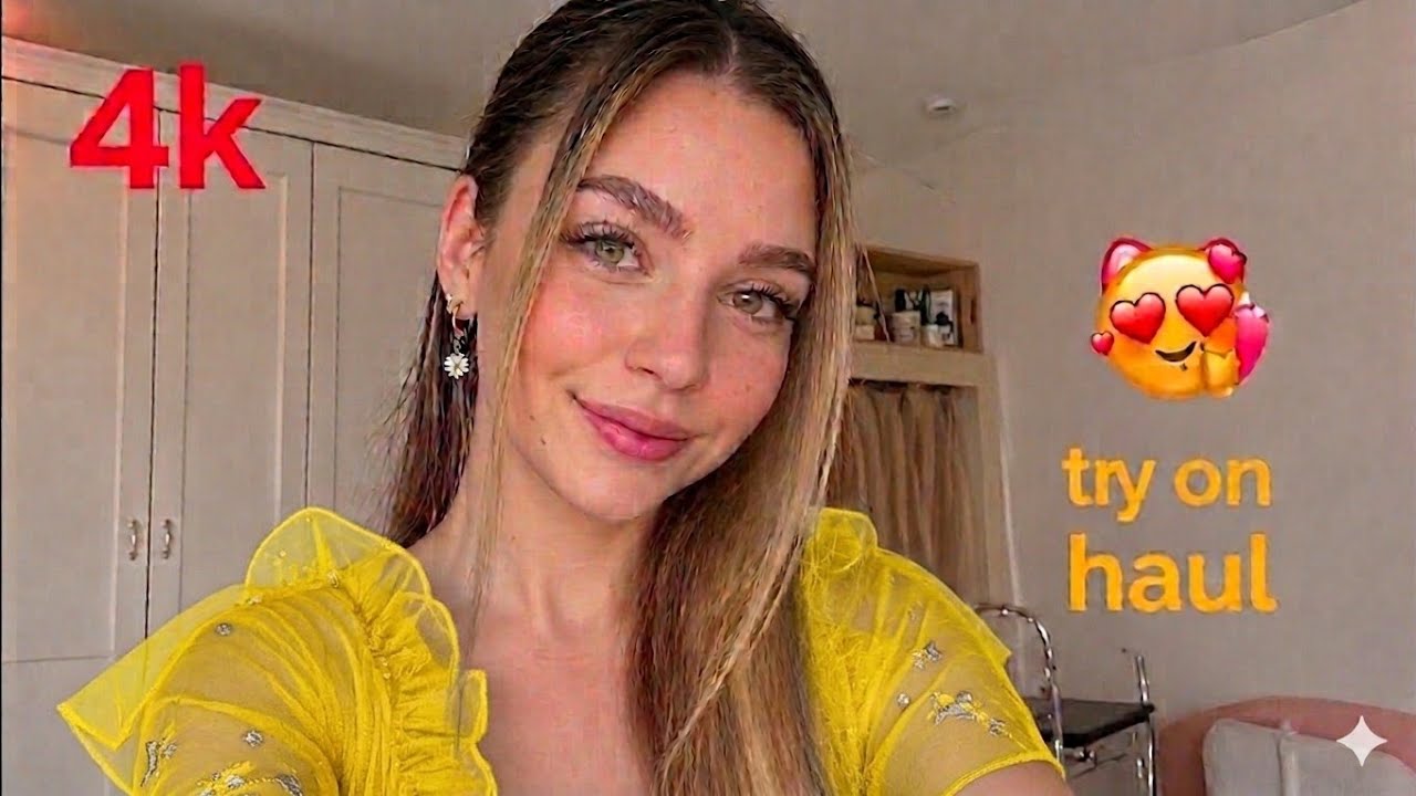 4K Fashion Micro Bikini Try-On Haul | Transparent Lingerie & See-through Styles Try With Me